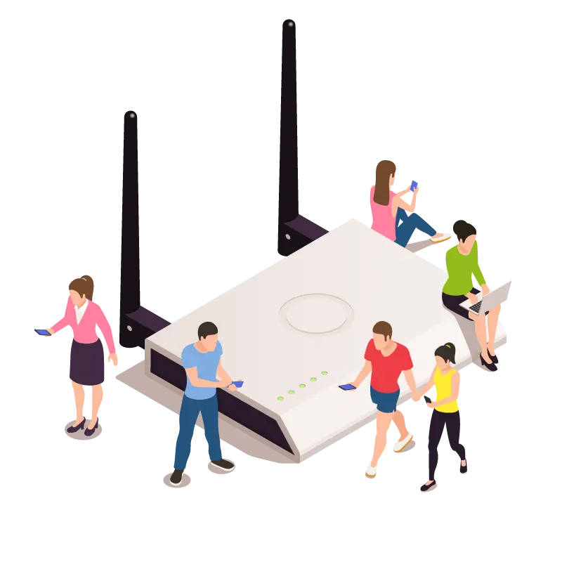 image to represent Wi-fi router services in UAE
